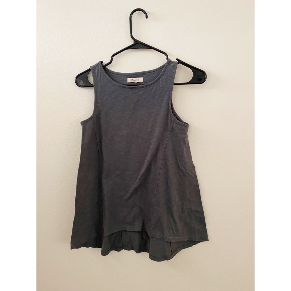 Madewell Grey Swing Tank Top
